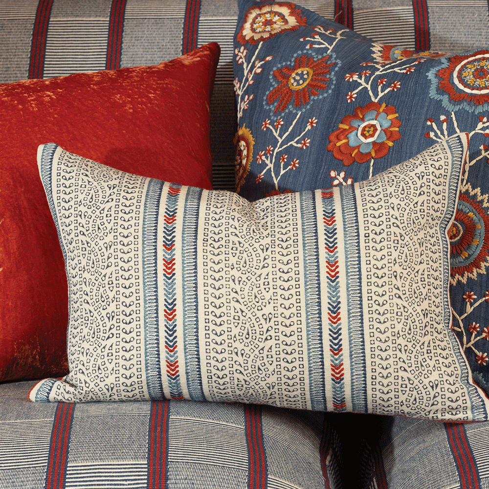 Подушка Barrington Indigo 50 × 35