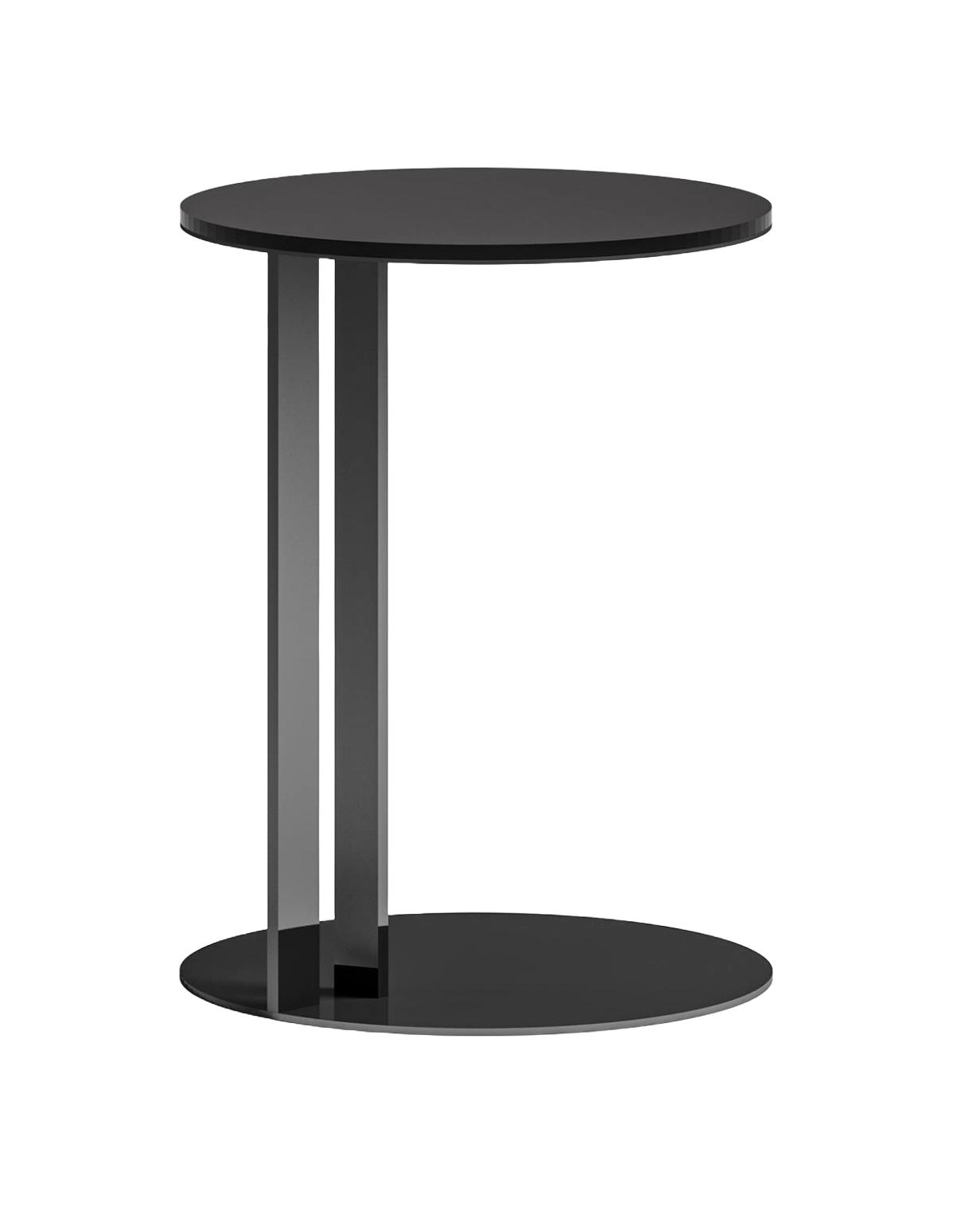 Приставной столик с стеклянной столешницей Glint