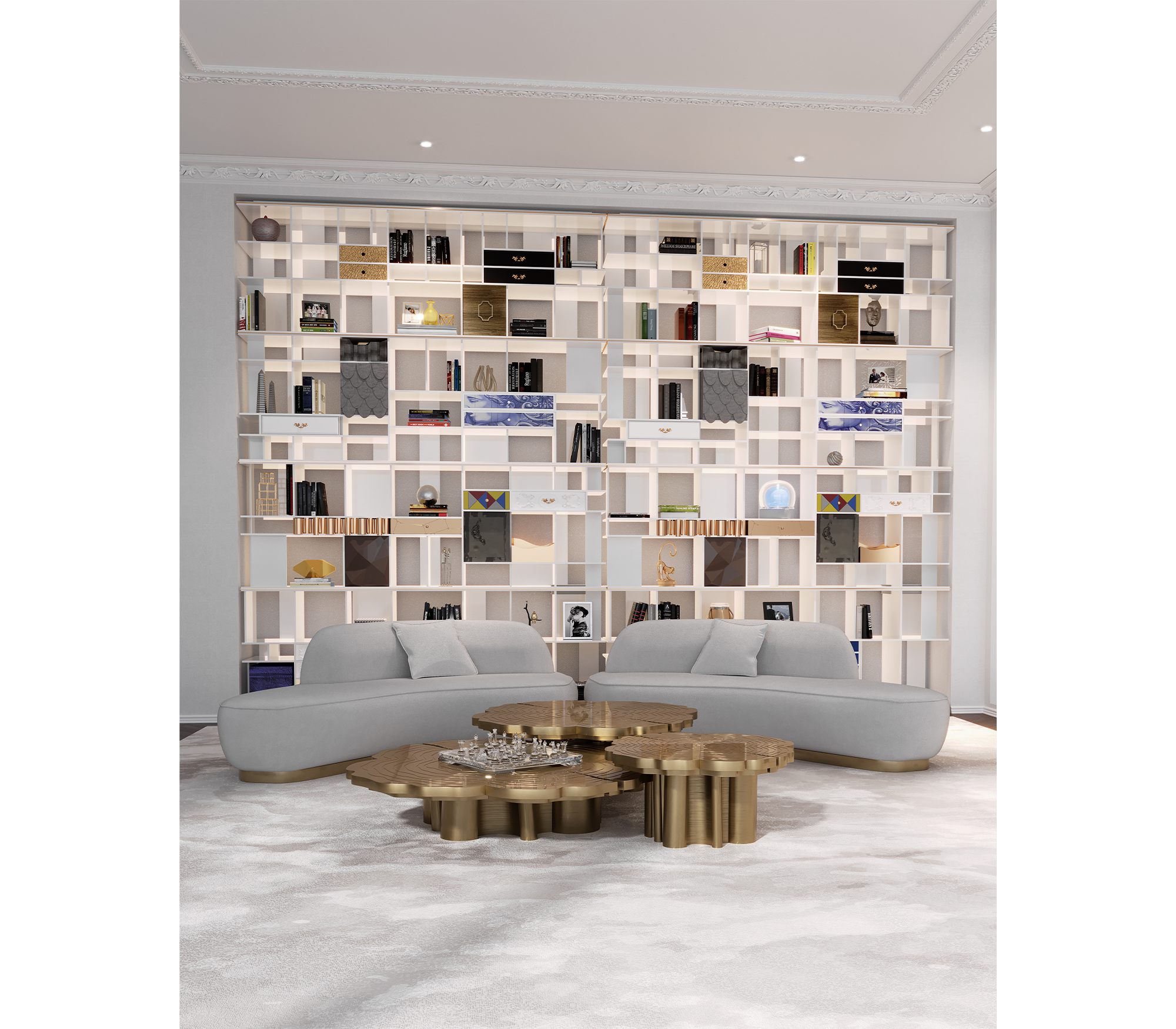 Журнальные столы Fortuna Poplar, комплект из 3