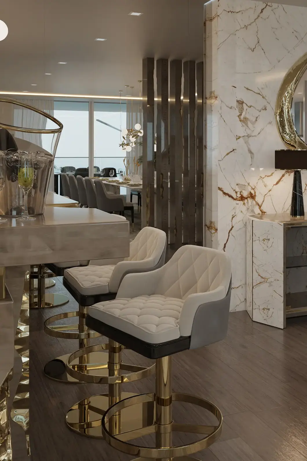 Поворотный барный стул Regal