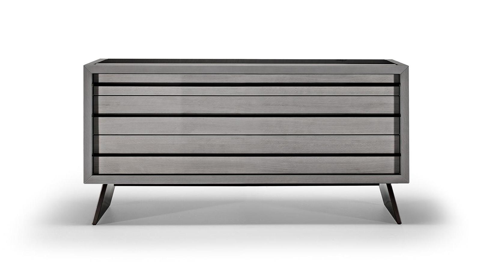 Комод с тремя ящиками и глянцем Vintage