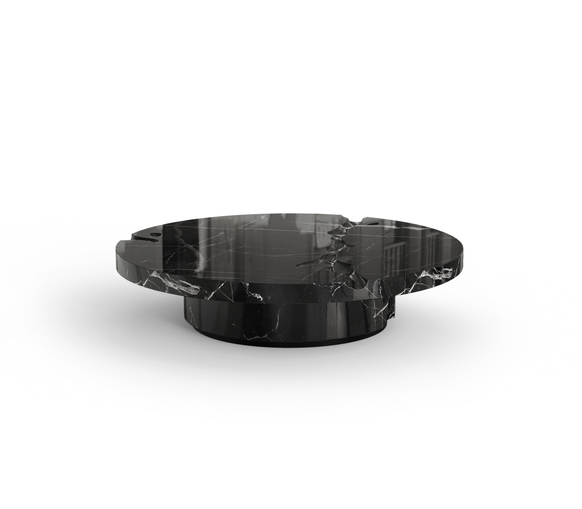 Центральный стол Dominion Nero Marquina, комплект из 3 предметов