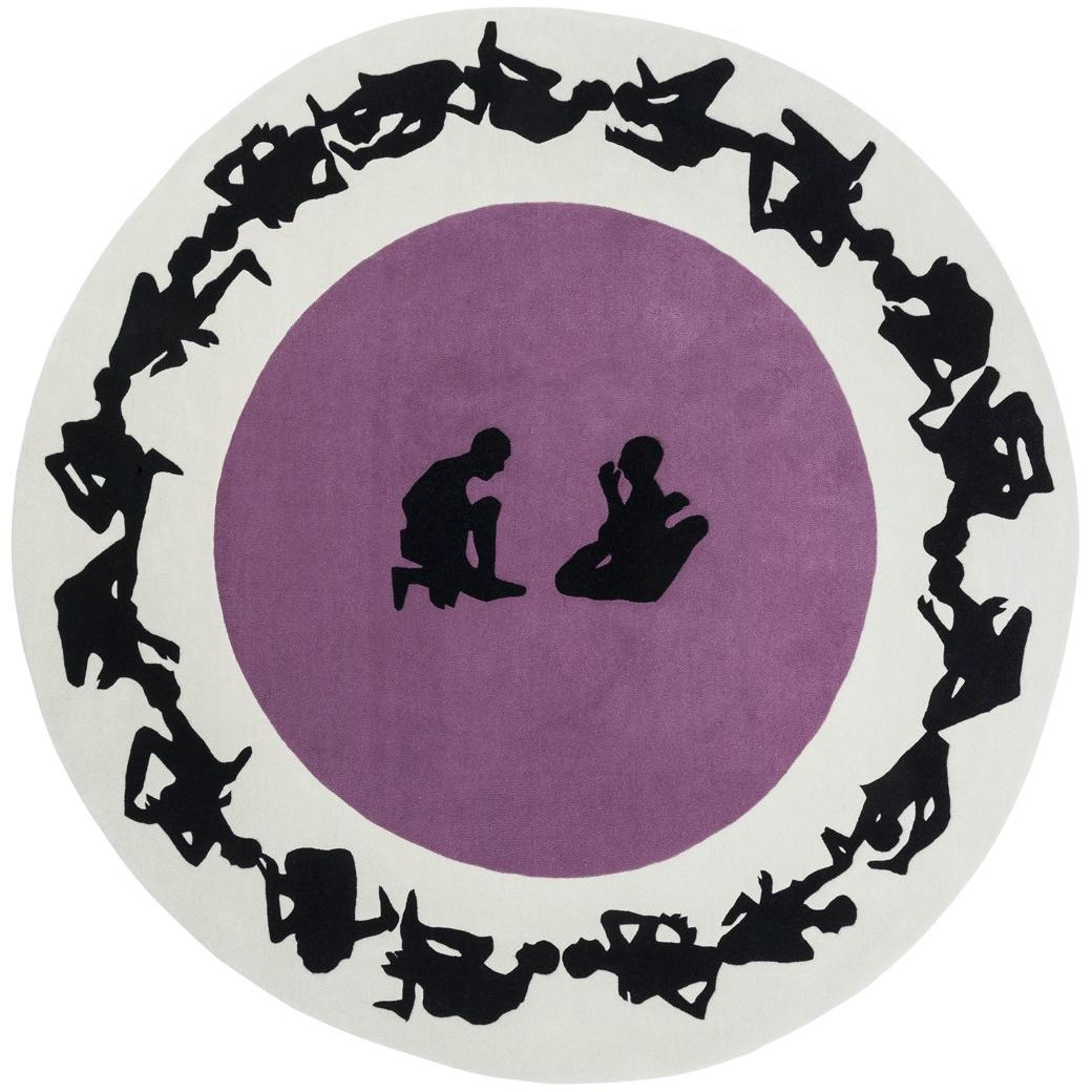 Круглый ковер Human Circle Paradiso