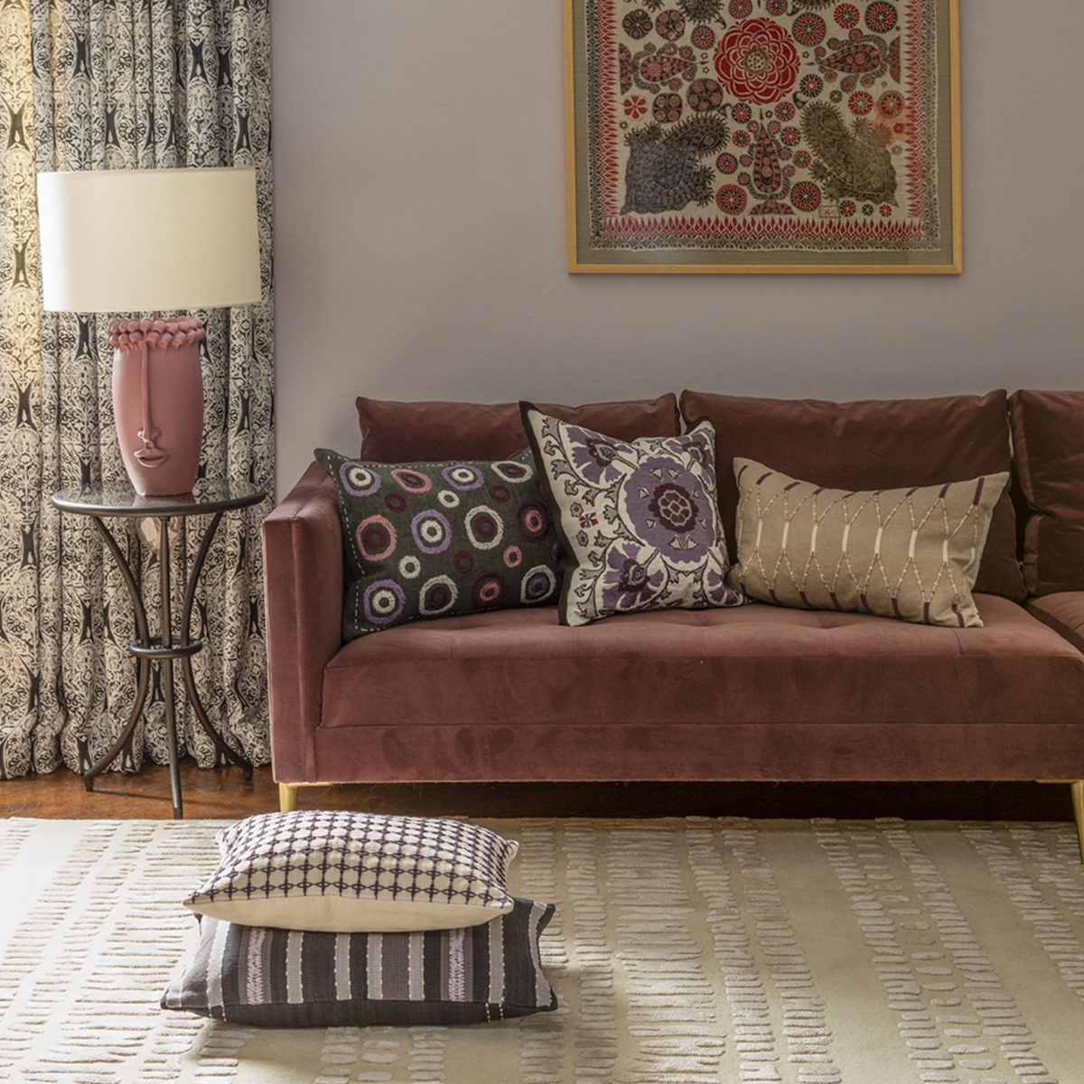 Zafora - Heather 60 × 40 жастық