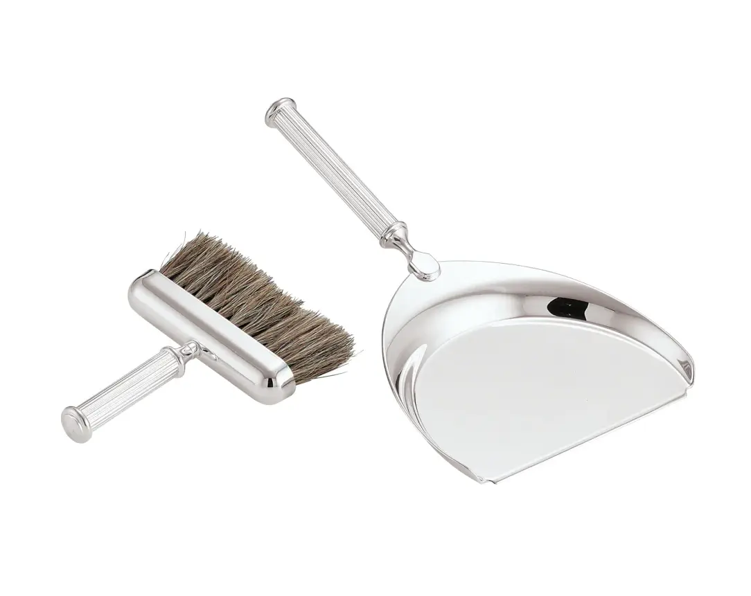 Үгіндіге арналған күрек пен щетка жиынтығы Silver Crumb Set