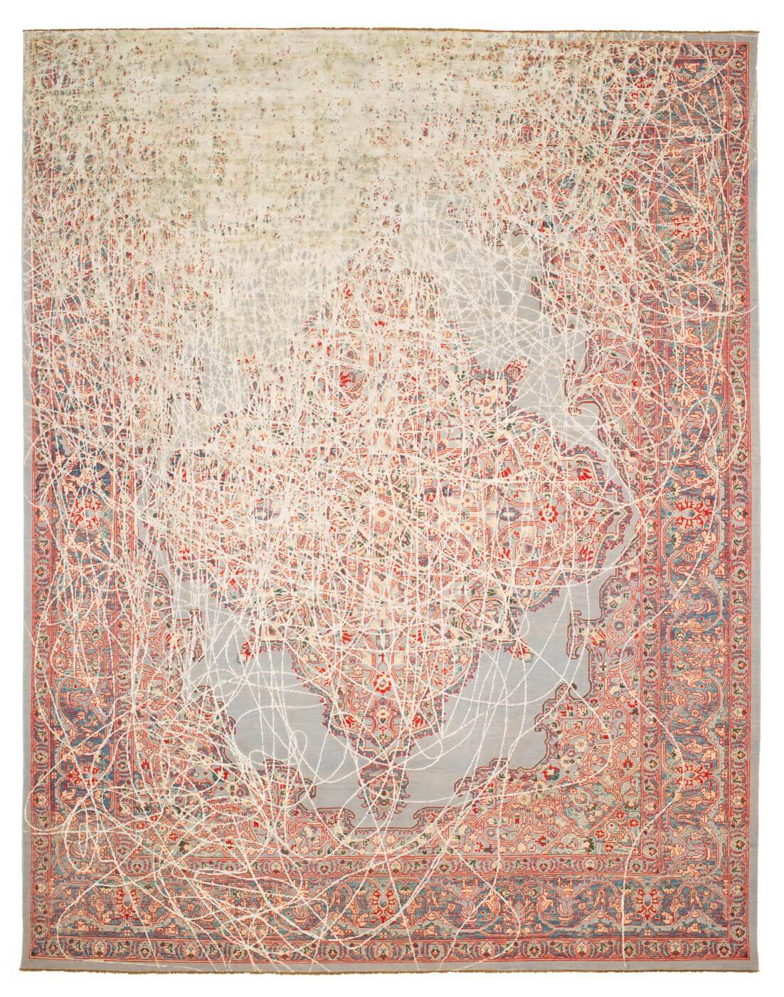Ковер Tabriz Fashion Tohuwabohu Silvergrey Silvergrey Silk | Размер: 200 x 300 см