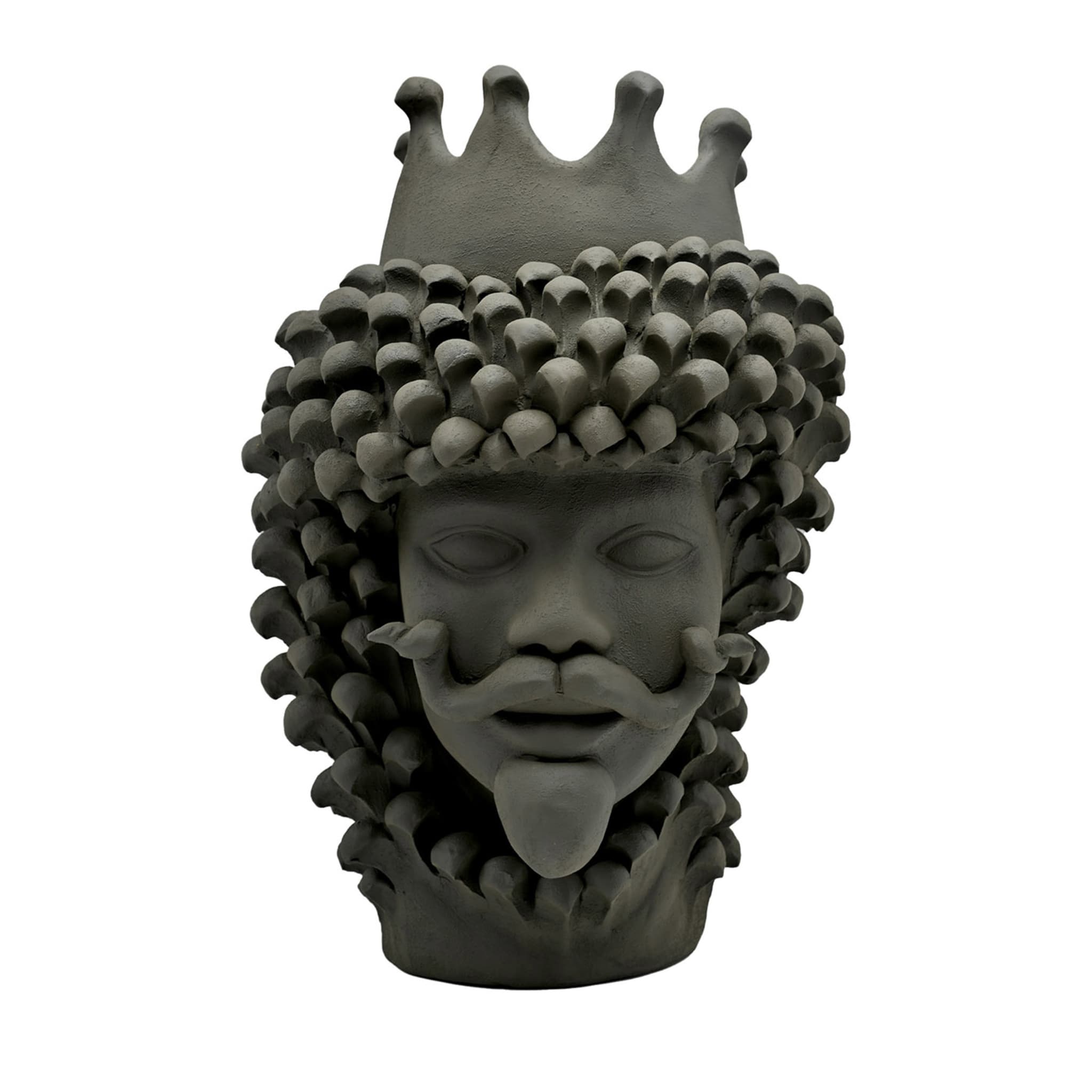 Скульптура серая Moor's Head