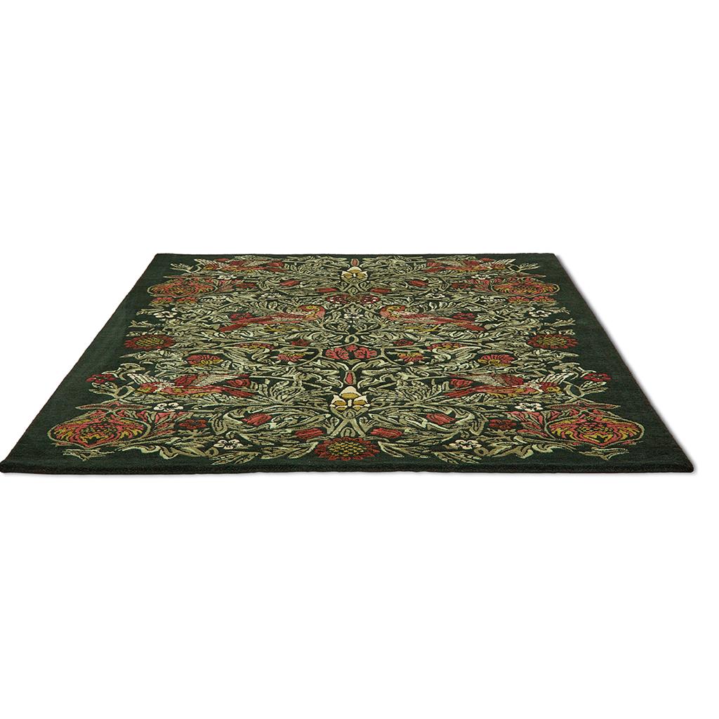Жүн кілем Bird Tump Green | Өлшемі: 250 x 350 см