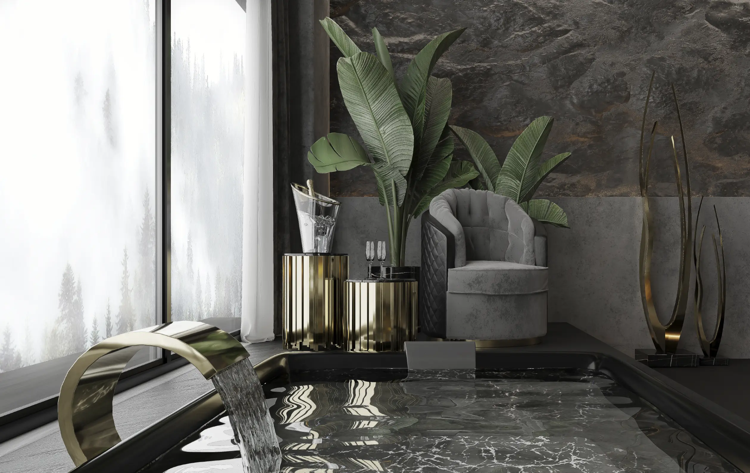 Поворотное кресло Luxe - 10