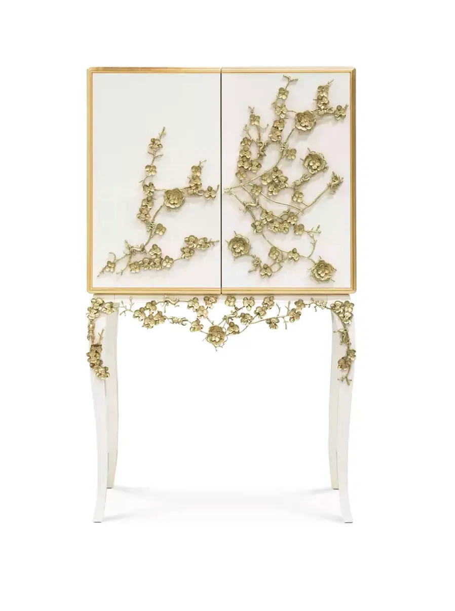 Барный шкаф с лаковой отделкой Mirage