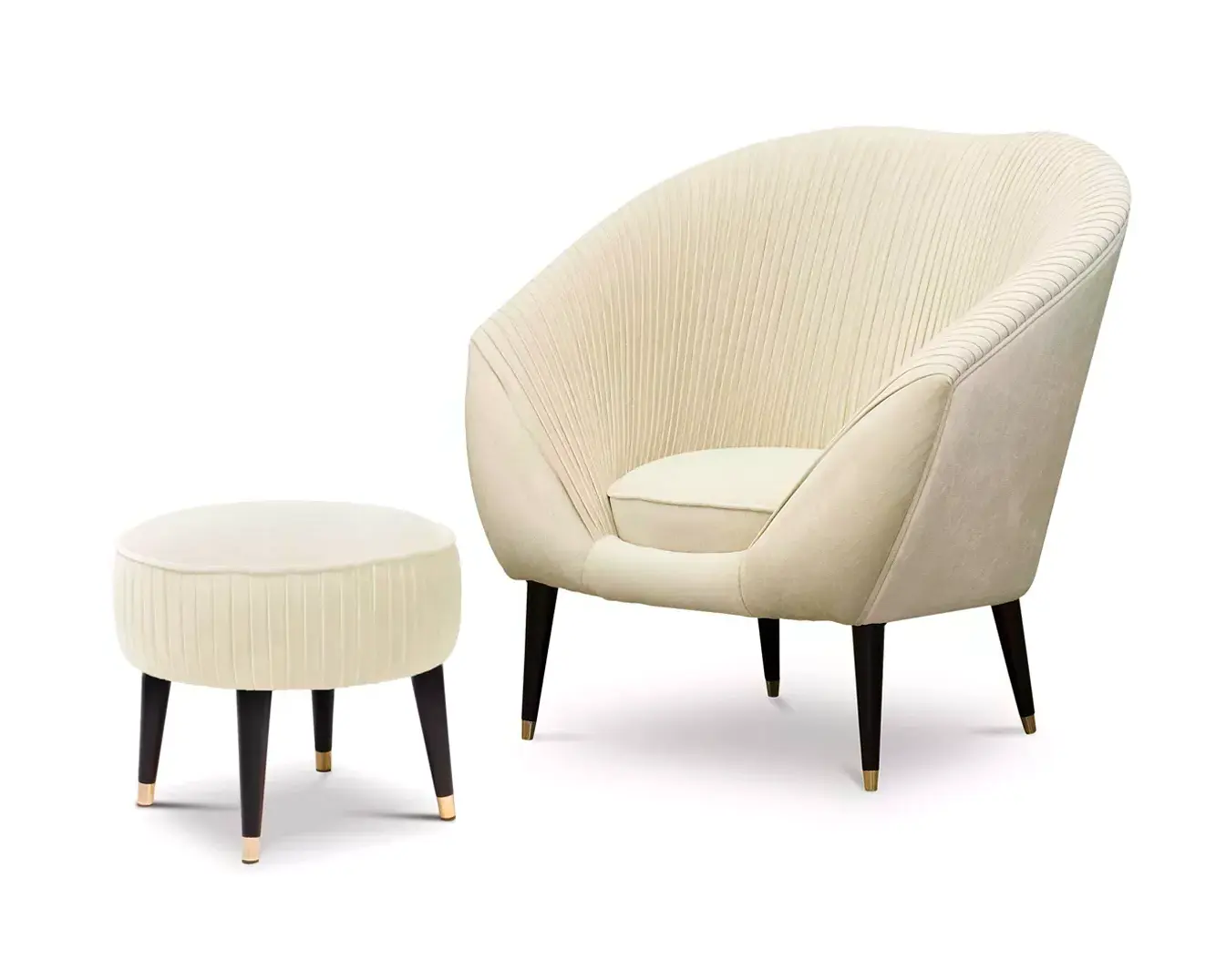 Кресло с подставкой для ног Hana