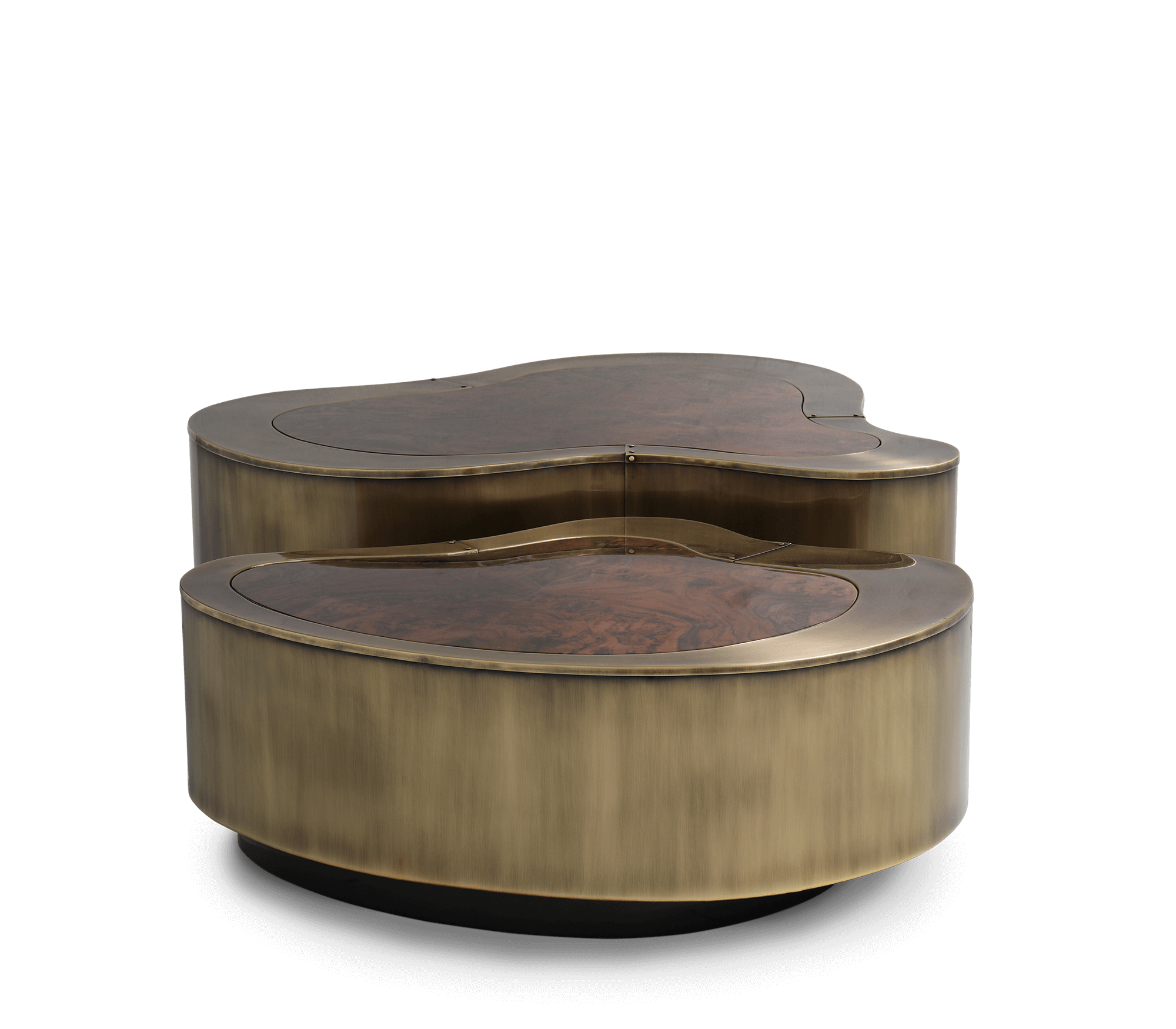 Набор журнальных столов Crest Patina & Walnut