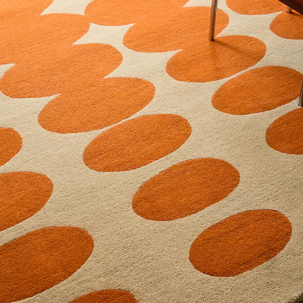 Ковер Optical Oval Orange/Sand | Размер: 250 × 350 см