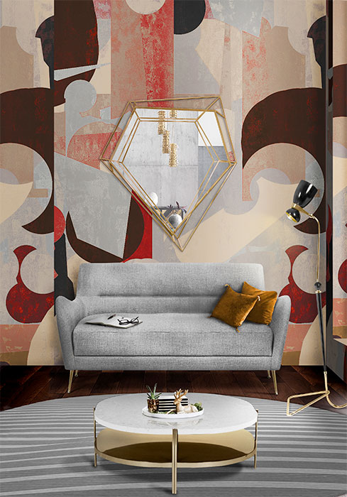 Қабырға айнасы «Lustre Small» - 1