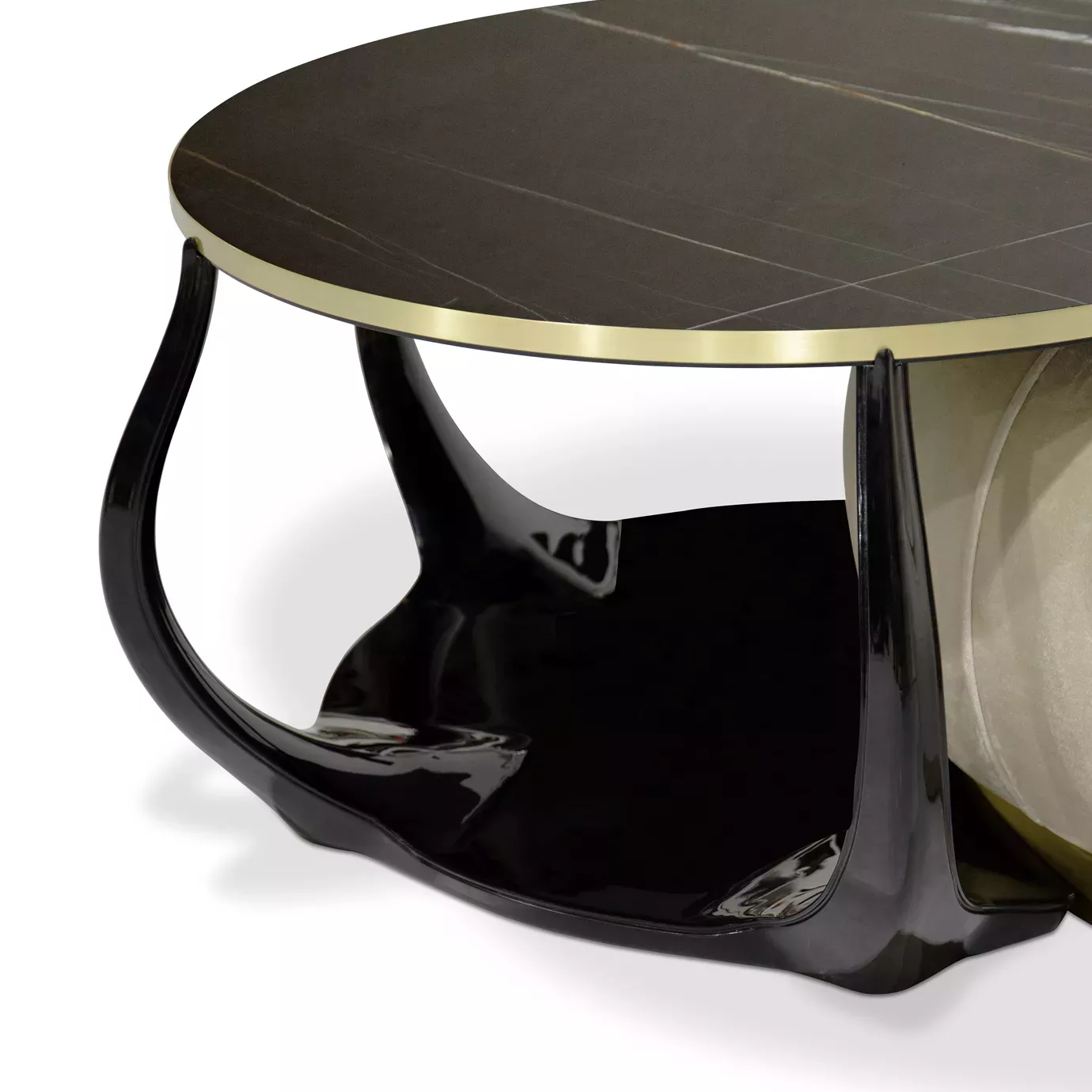 Кофе үстелі мәрмәр Sahara Noir Enlace