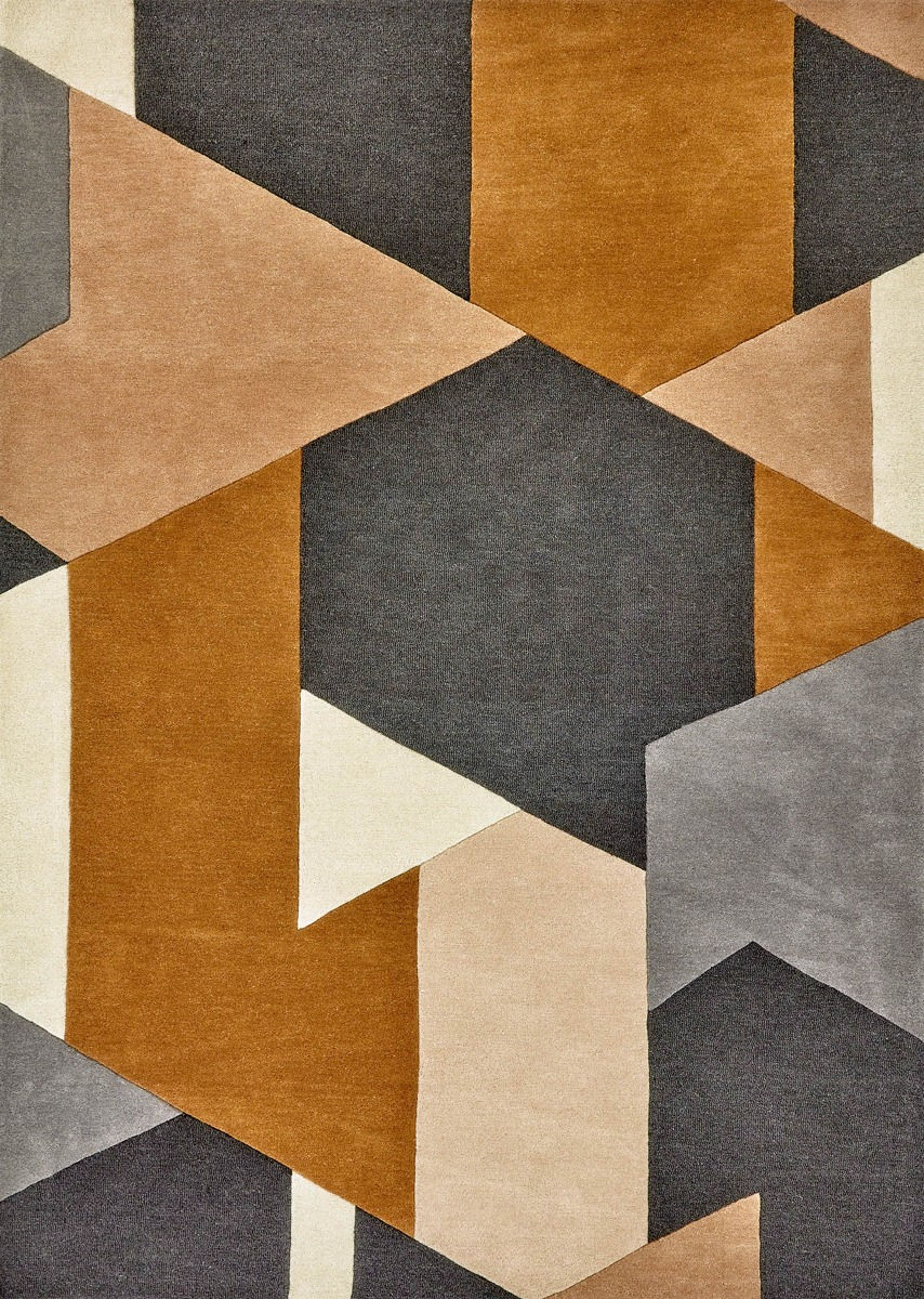 Ковер ручной работы Popova Caramel Slate | Размер: 140 x 200 см
