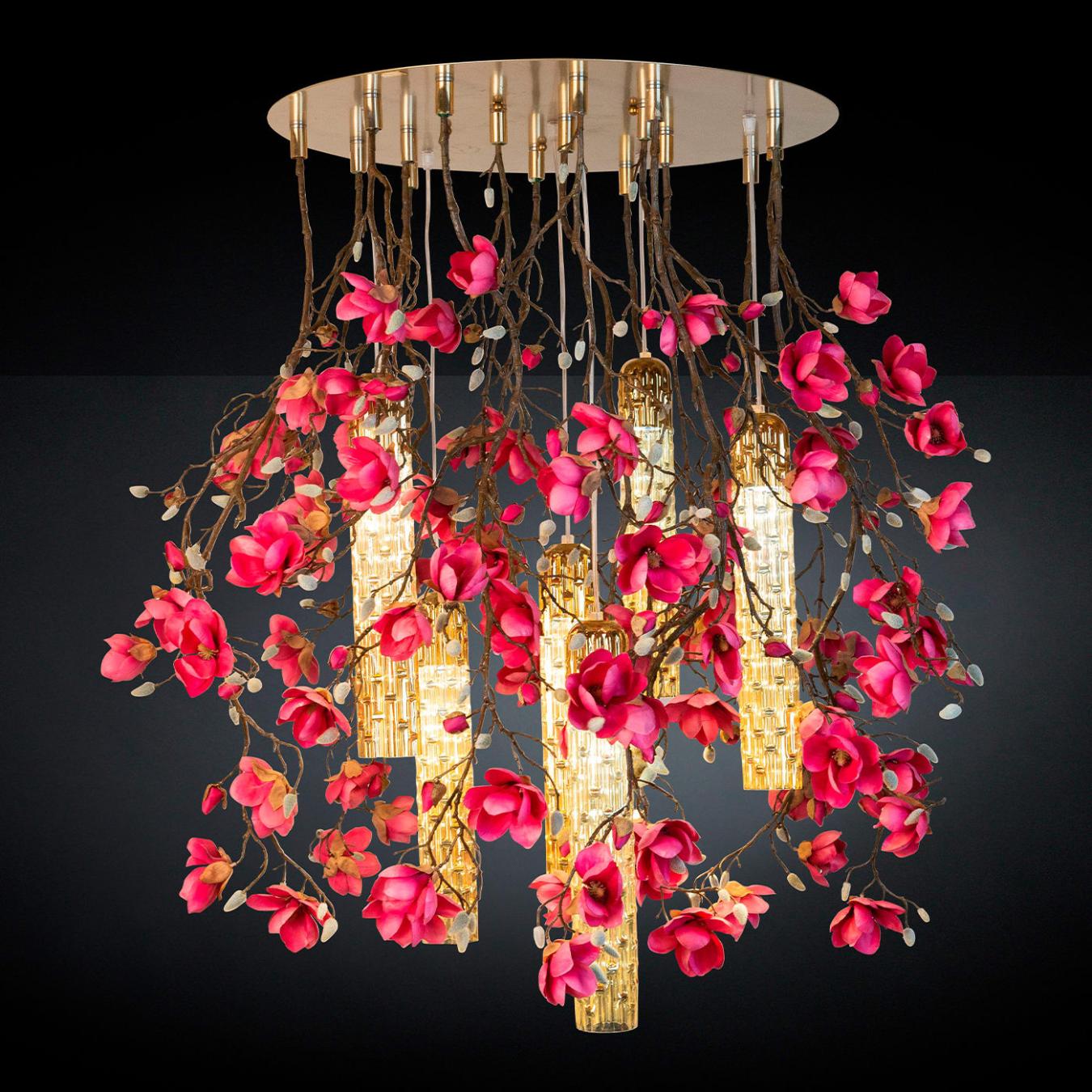 Люстра Magnolia Pink Gold