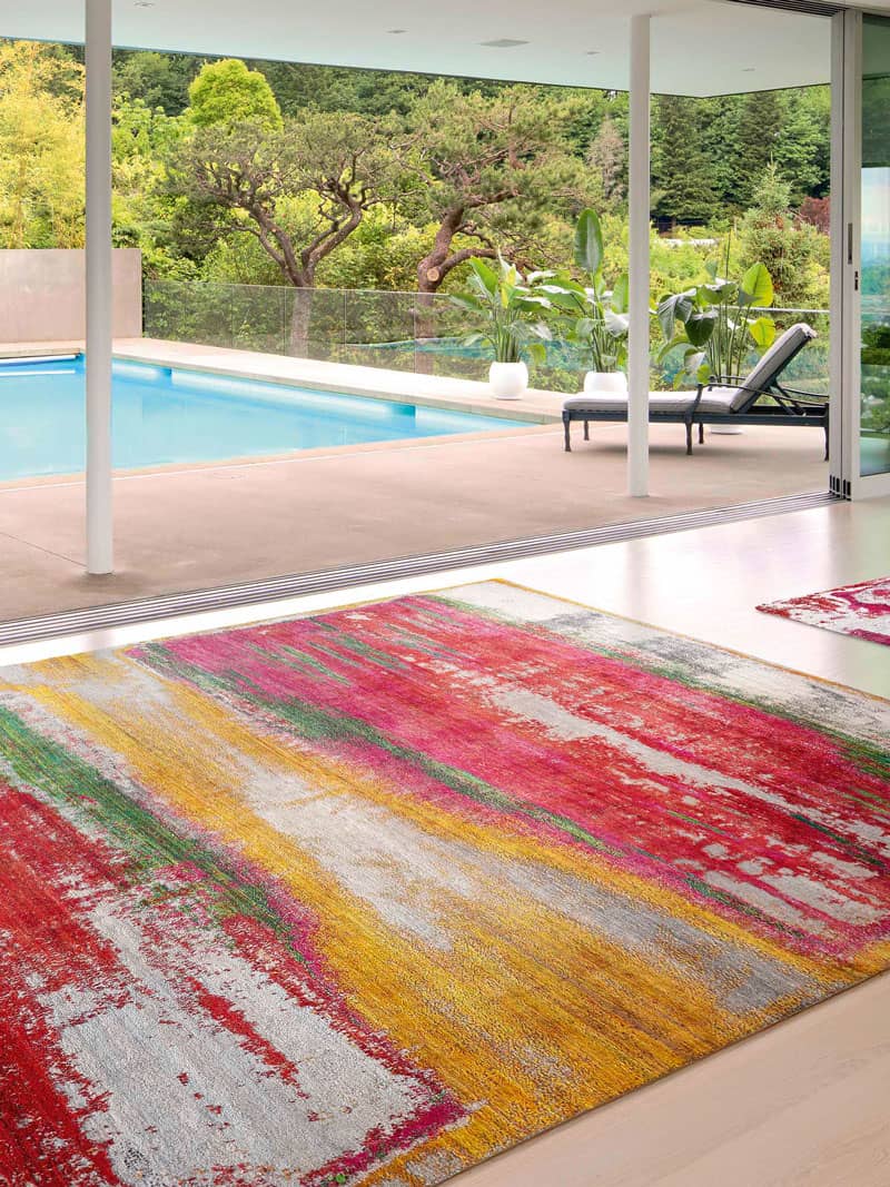 Роскошный ковер ручной работы Suche Milch