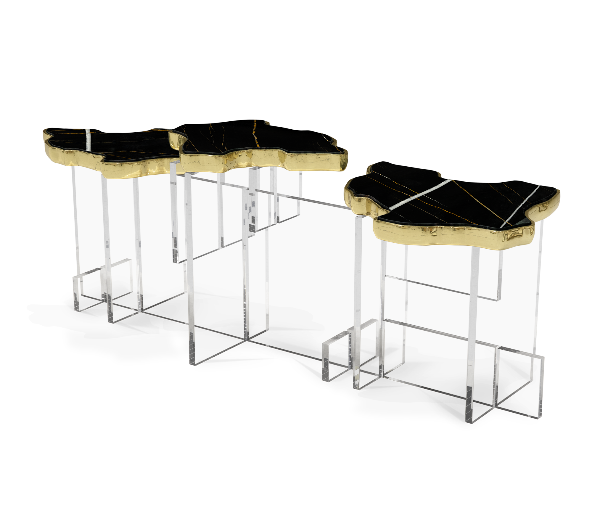 Большой приставной стол Nero Obsidian XL