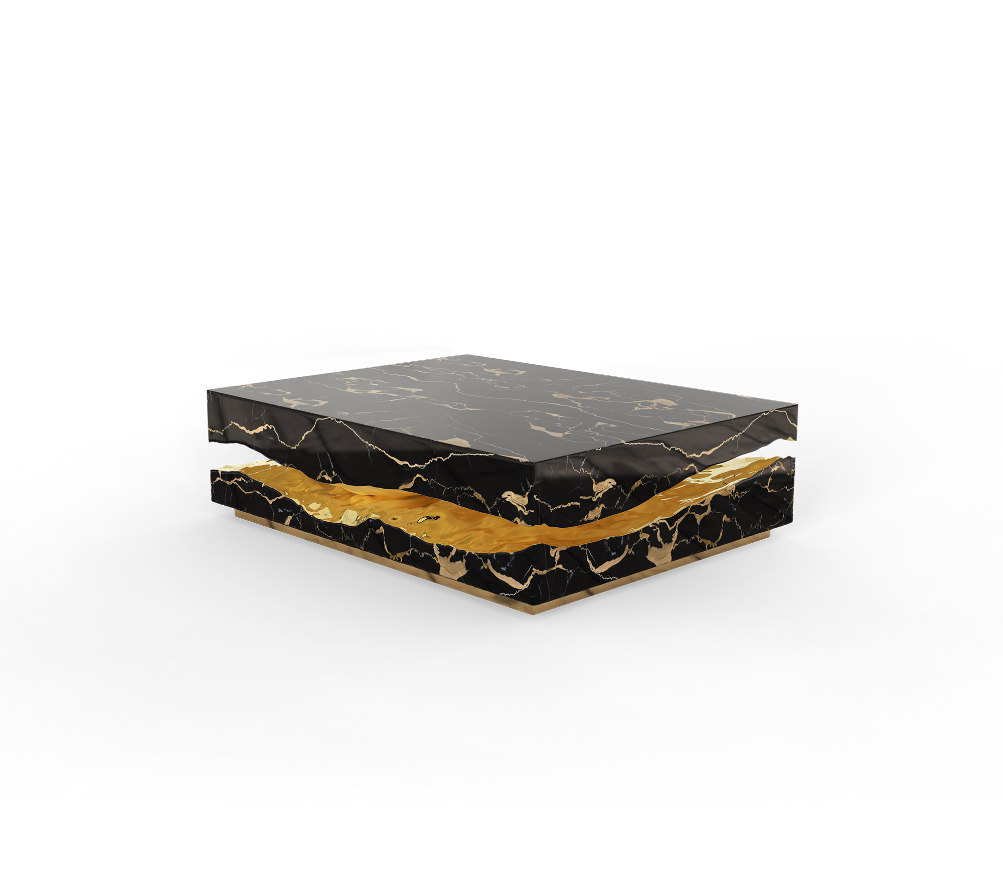 Стол Boulder Portoro Marble