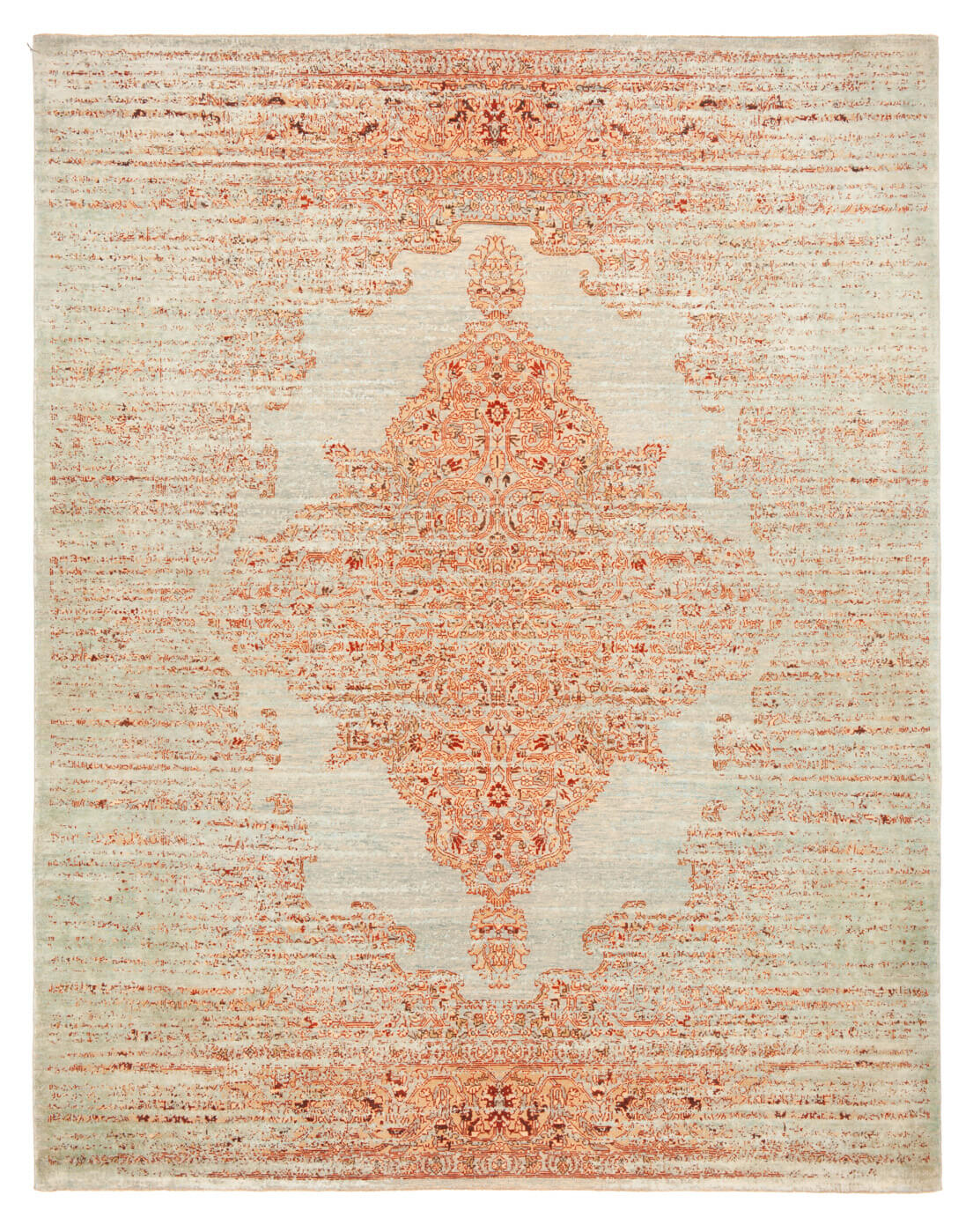 Ковер Tabriz Fashion Stomped Blue Babyblue Silk | Размер: 300 x 400 см