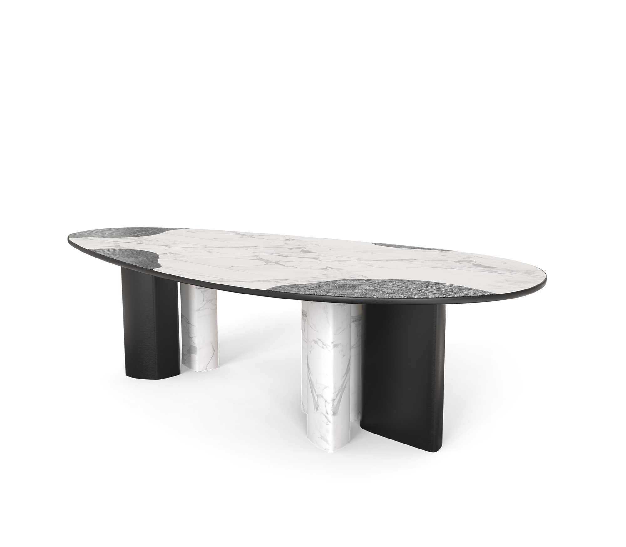 Ас үстелі Athena Carrara Marble & Onyx