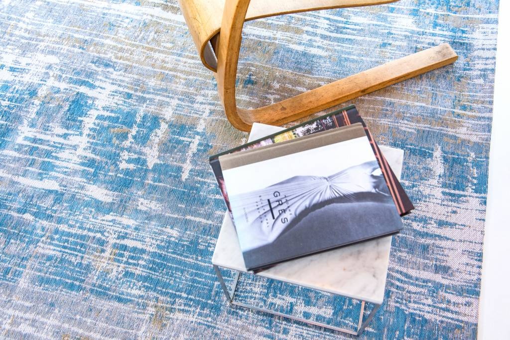 Дөңгелек кілем Long Island Blue 8718 | Өлшемі: Ø 240 см