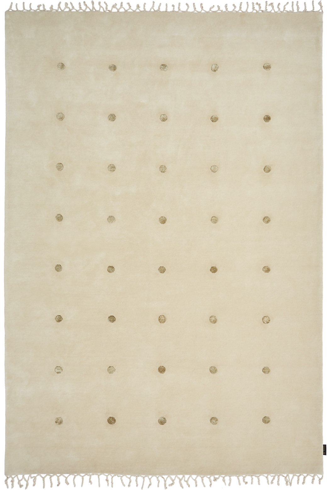 Ковер бежевого цвета Punti