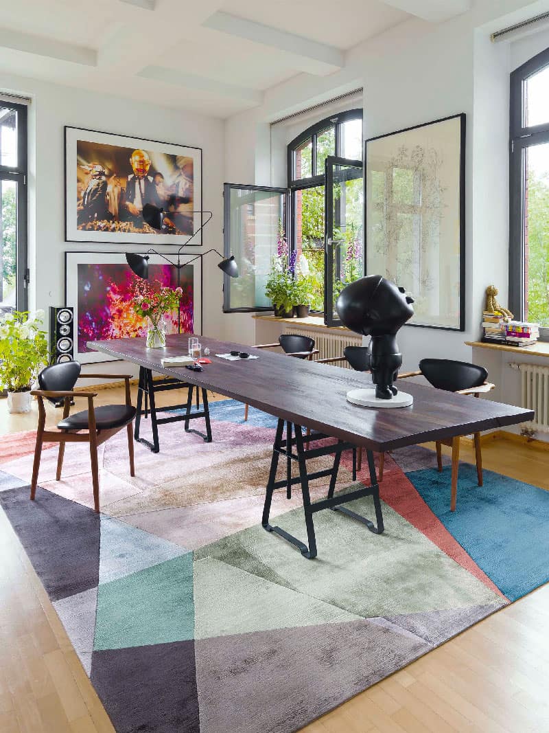 Роскошный ковер ручной работы Crystal