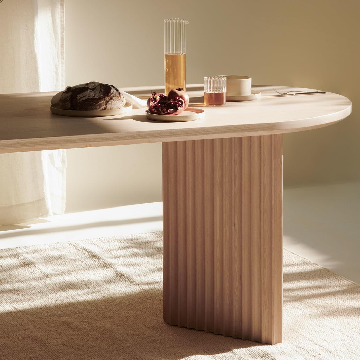 Стол Basalto из ясеня Naturale