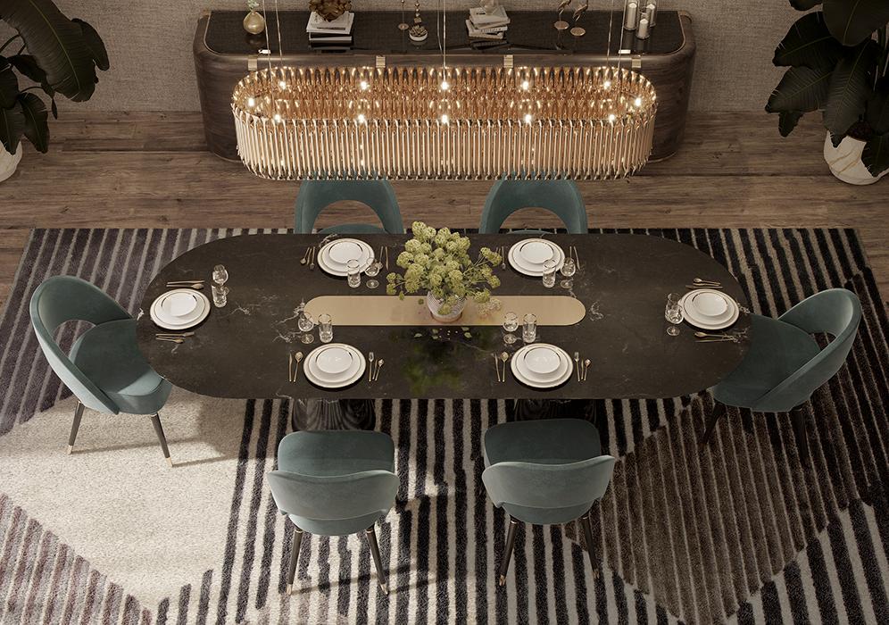 Овальный обеденный стол Forge - 2