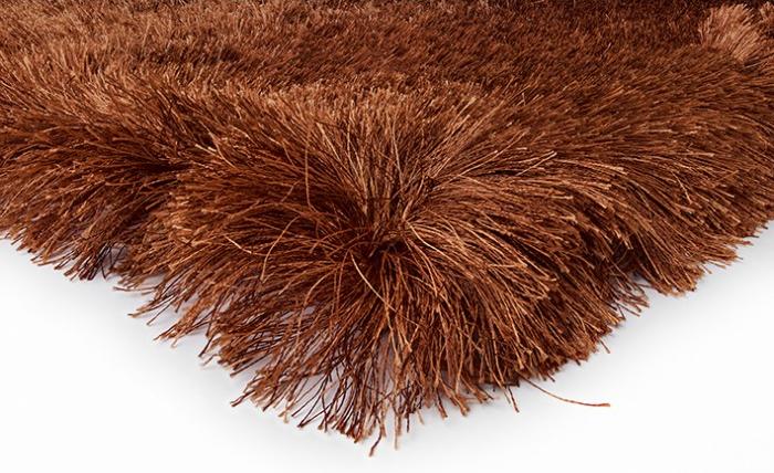 Ковер коричневый Aster Shaggy | Размер: 60 x 120 см