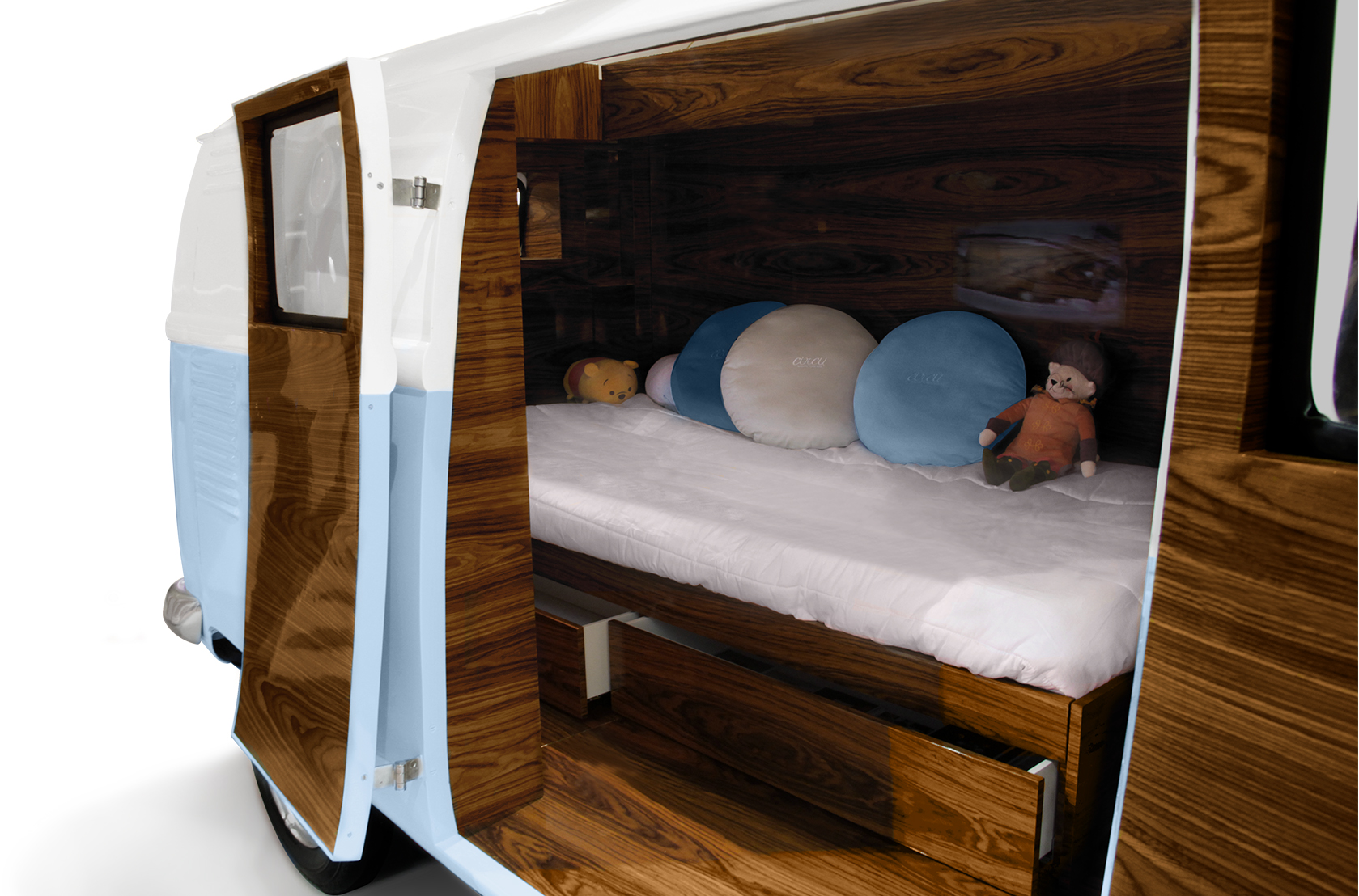 Балалар төсегі Traveler’s Caravan Blue