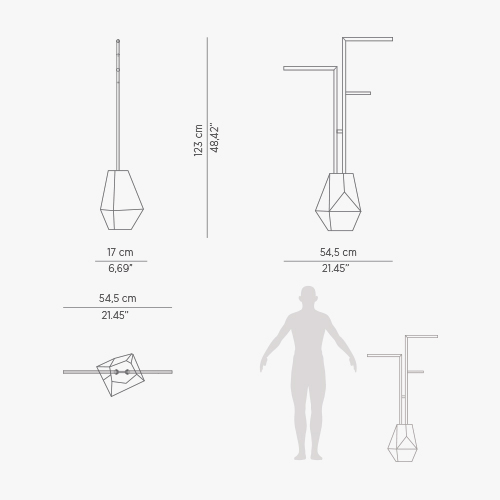 Полотенцедержатель Brilliance Black