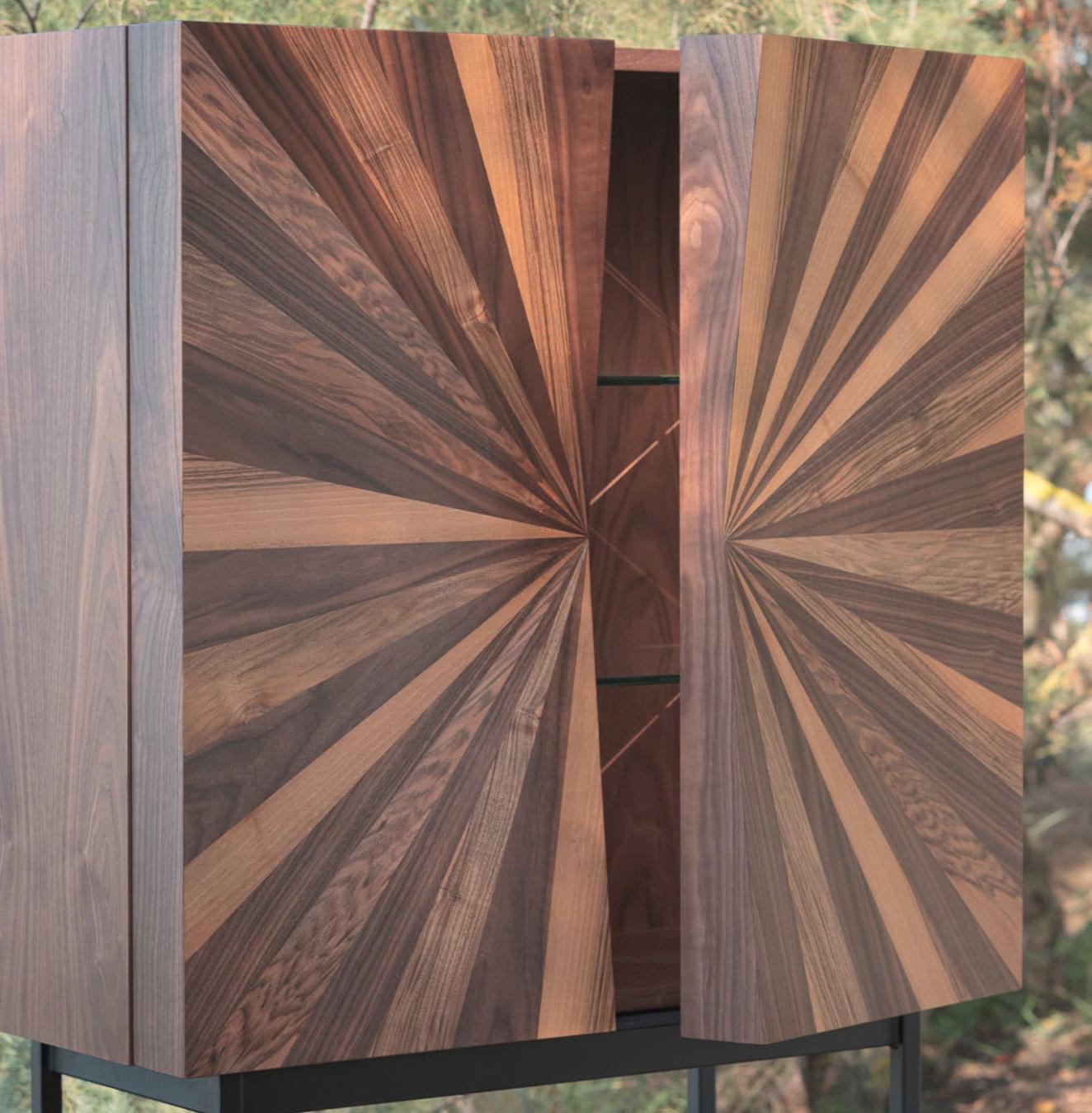 Шкаф с деревянным шпоном