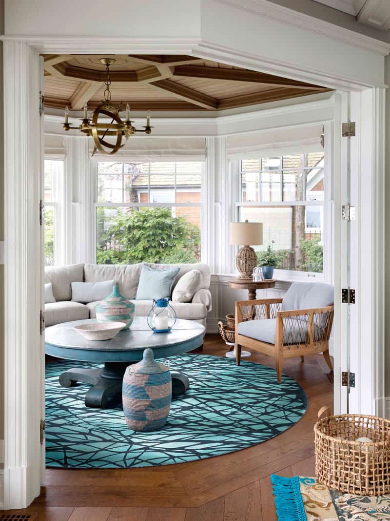 Круглый роскошный ковер Dresden