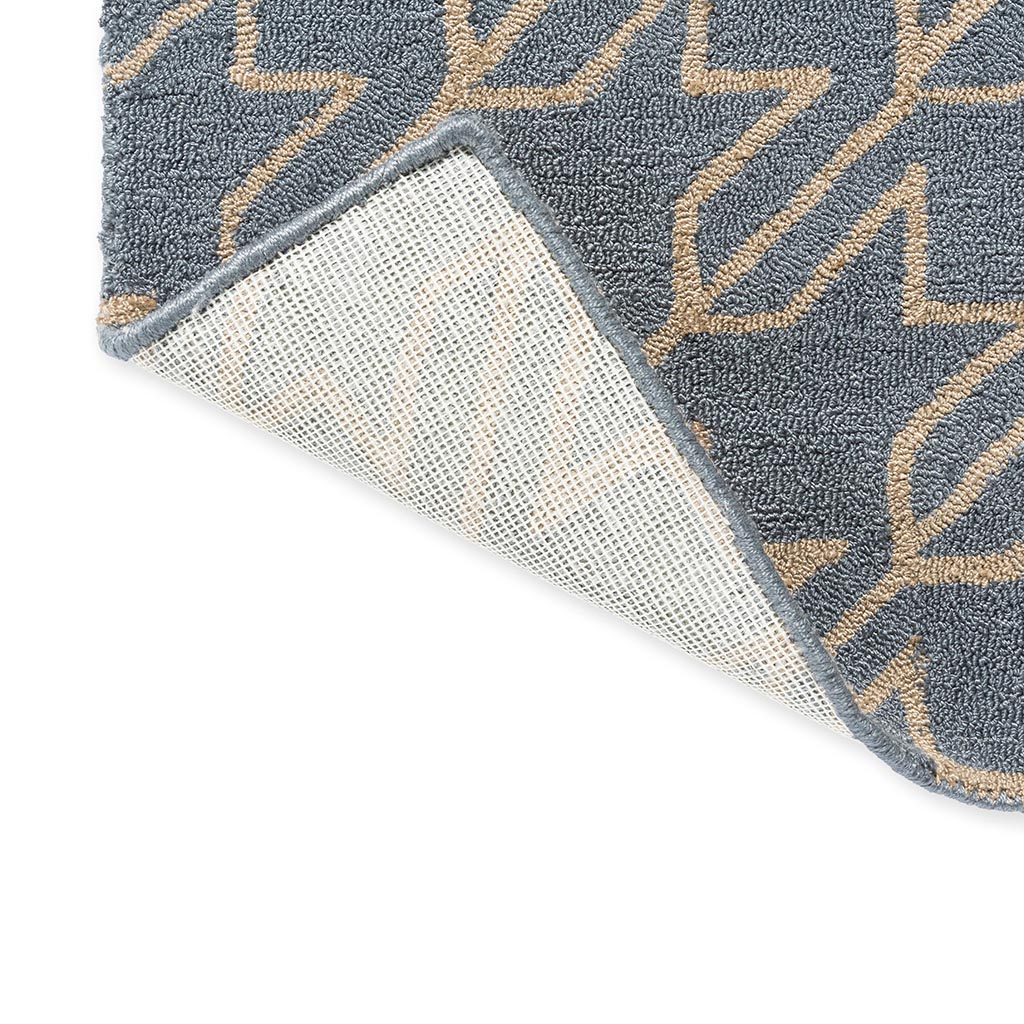 Кілем сыртқы Houndstooth Washed Blue | Өлшемі: 250 x 350 см