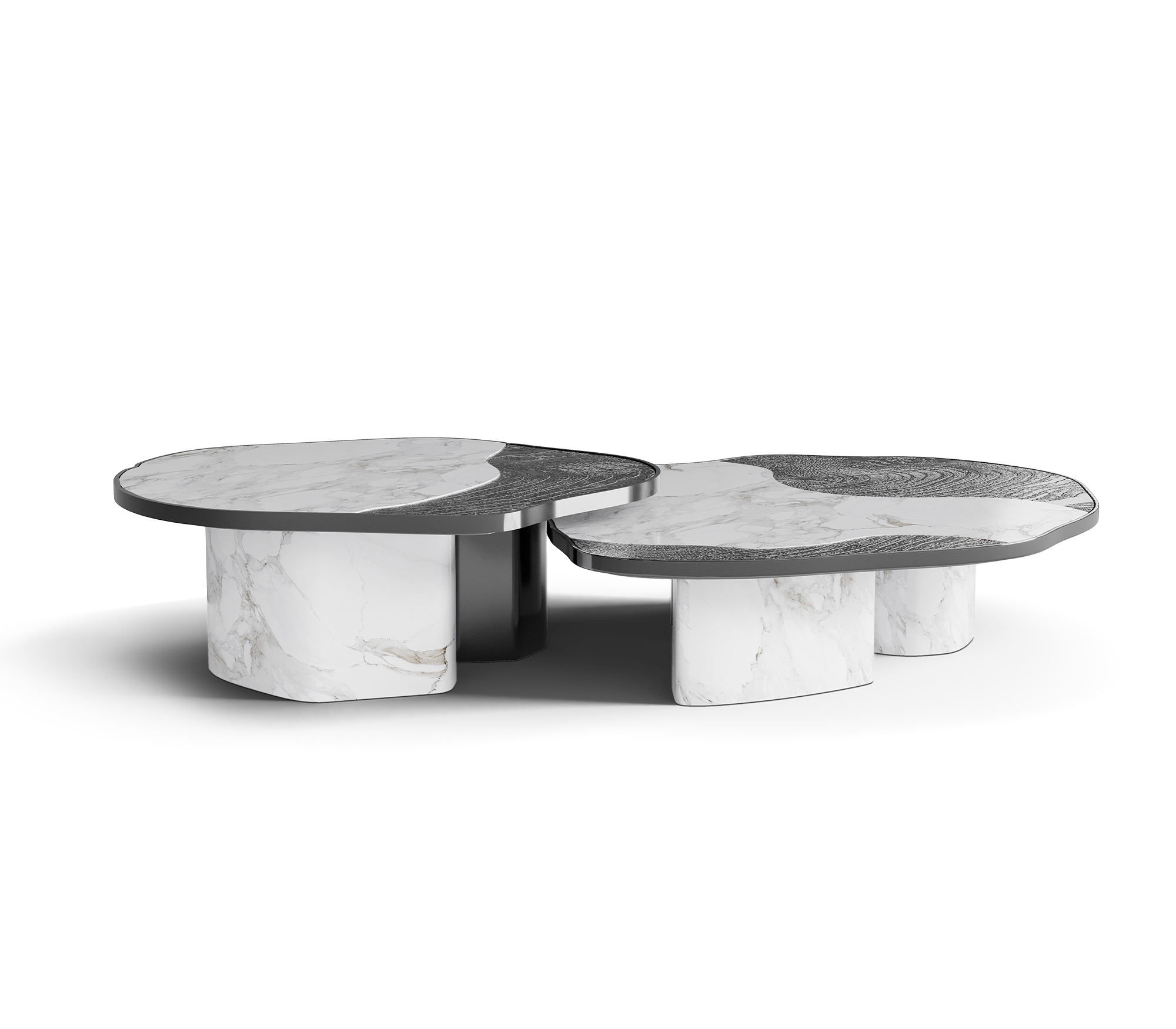 Набор столов Athena Calacatta Marble & Onyx