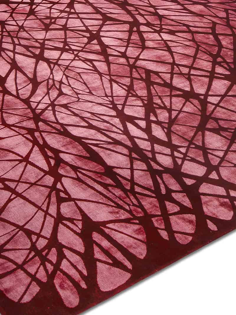 Роскошный ковер красного цвета Dresden