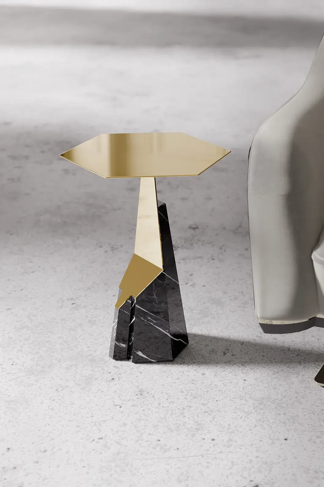 Приставной стол черный Halo - 2