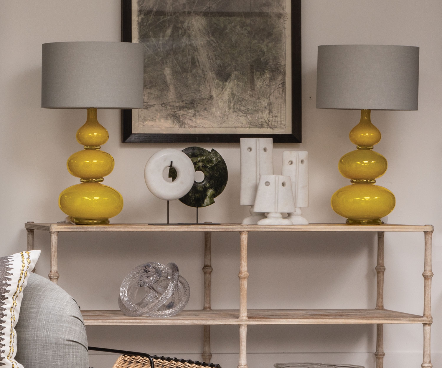 Aragoa Citron үстел шамы