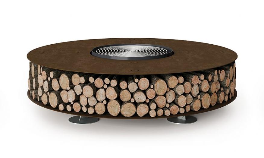 Corten болаттан жасалған ашық мангал Zero