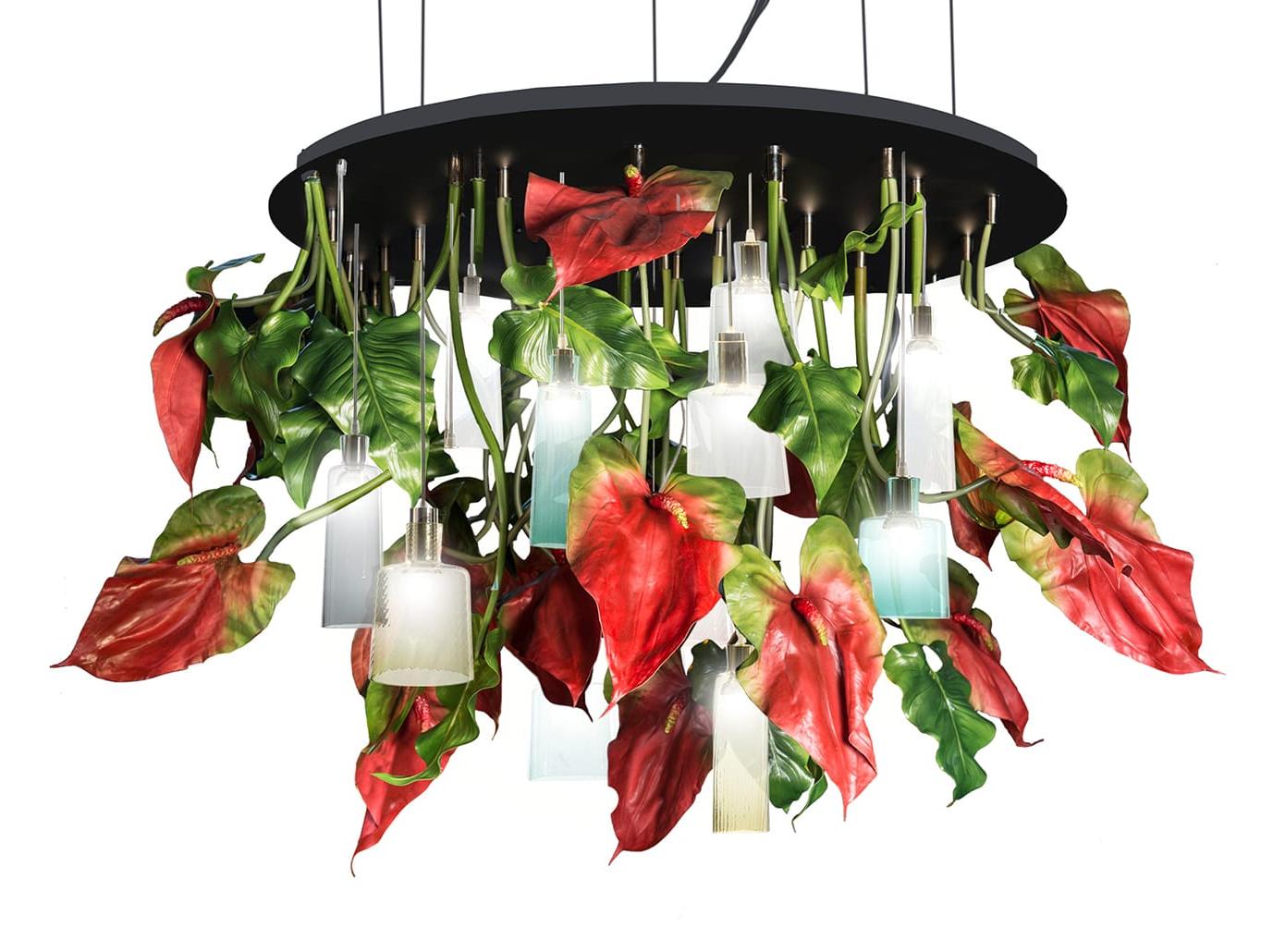 Люстра Red Anthurium