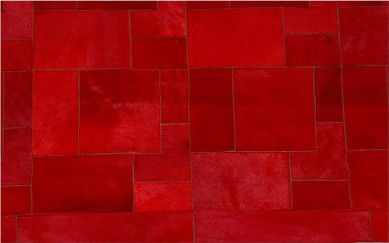 Ковер из коровьей шкуры Puzzle col.5 | Размер: 180 x 300 см