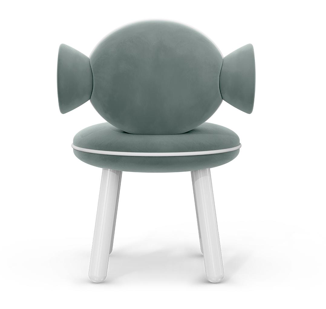 Детский стул Lollipop Blue Puff