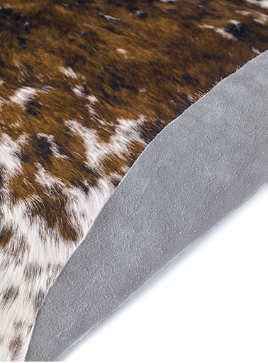 Табиғи тері Brown & White | Өлшемі: 200 x 240 см