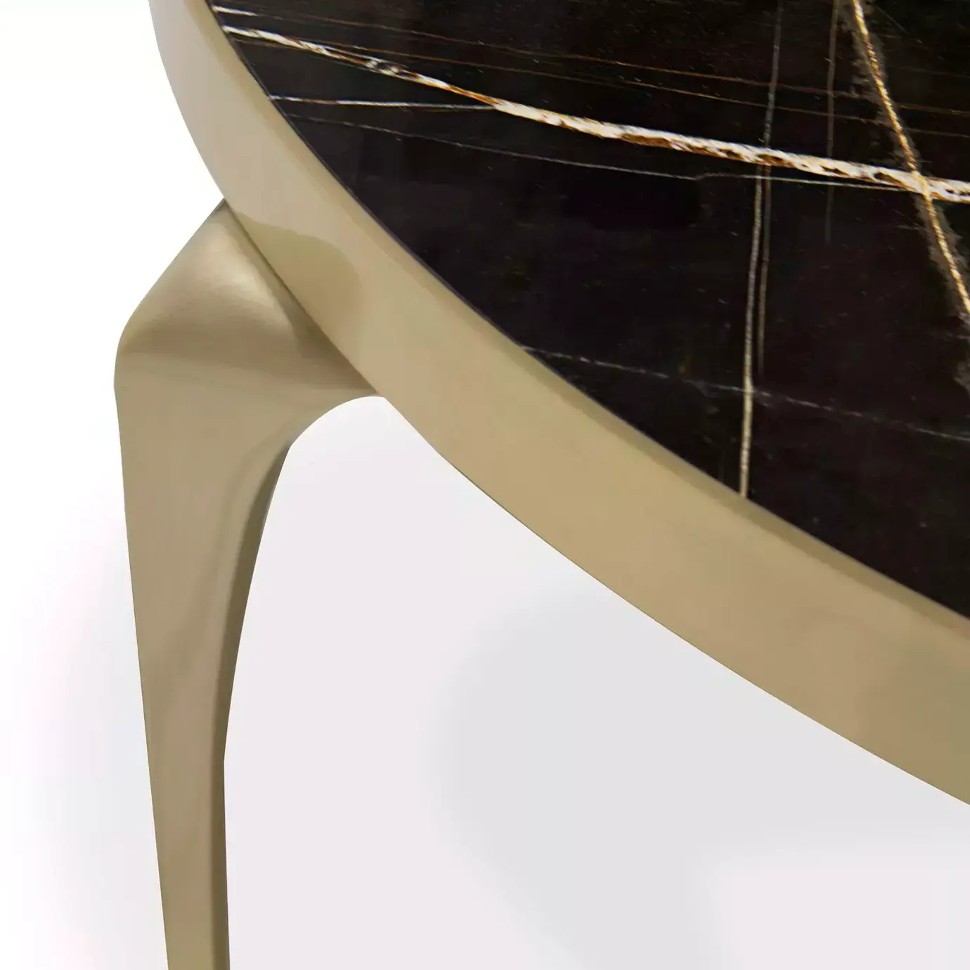 Кофейный стол из мрамора Sahara Noir Rhea