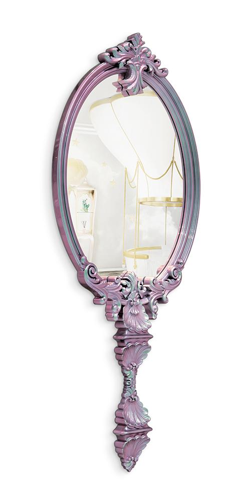 Настенное зеркало для детей Mystic Chameleon Pink