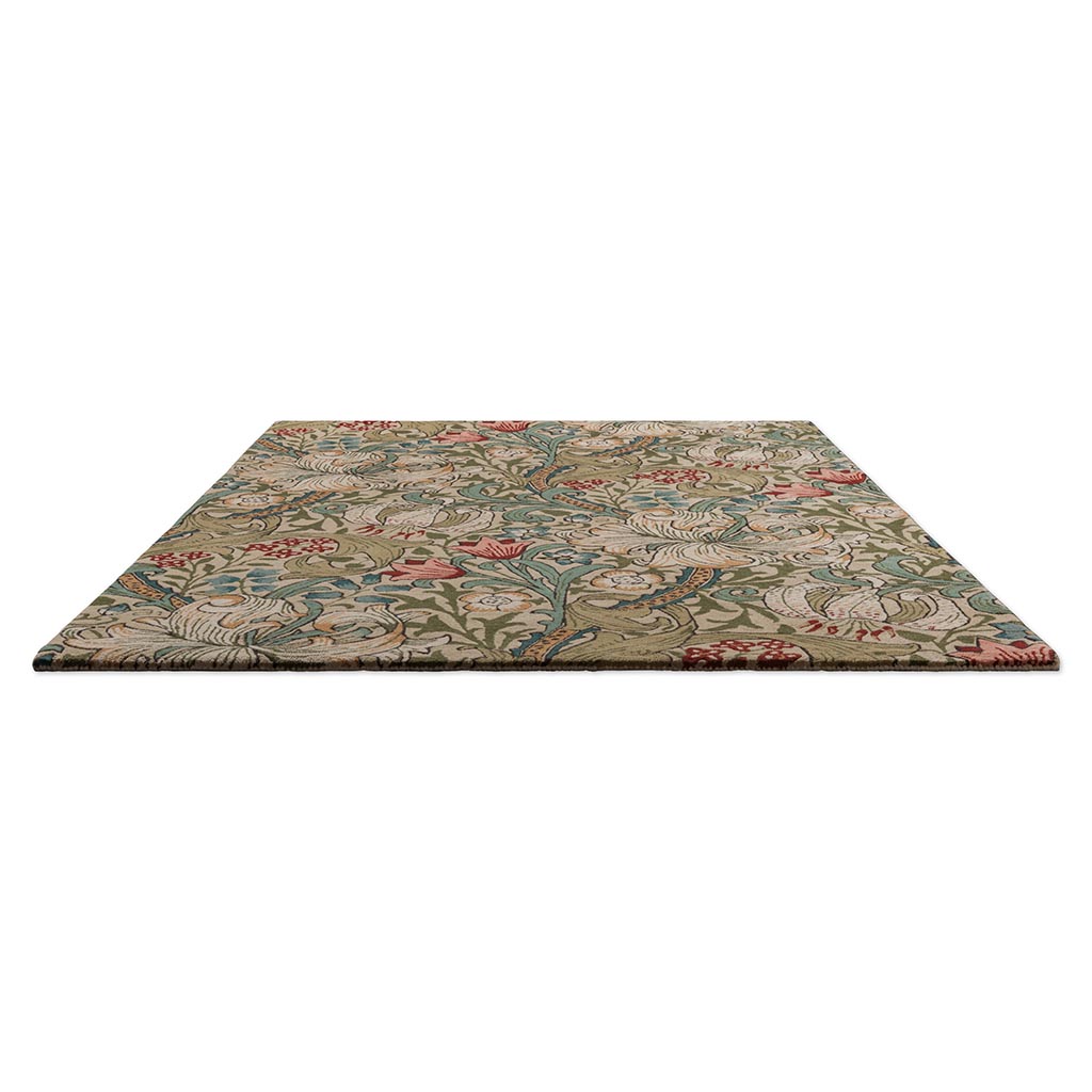 Кілем Golden Lily Green Red | Өлшемі: 250 × 350 см