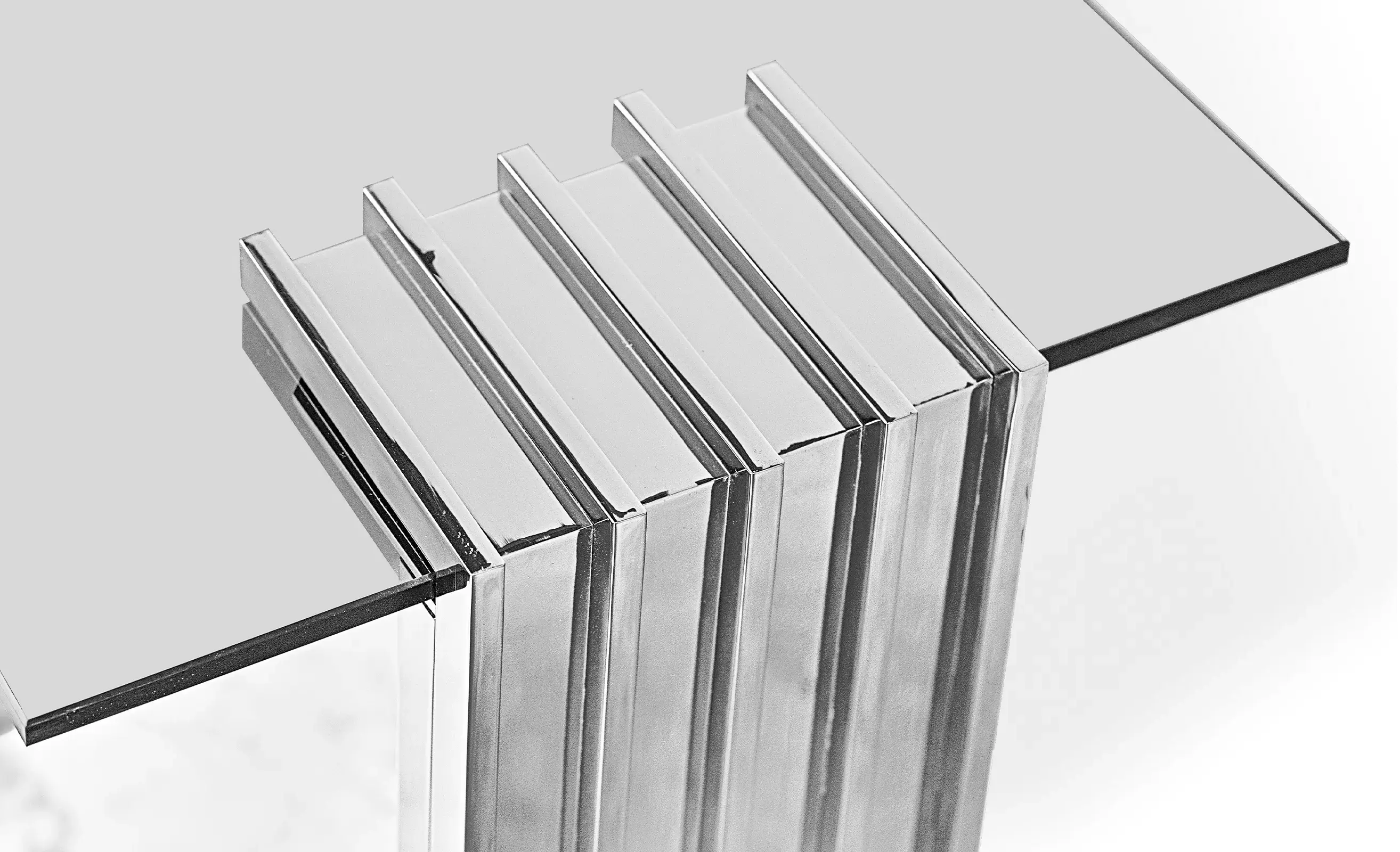 Прикроватный столик Whirlwind серый